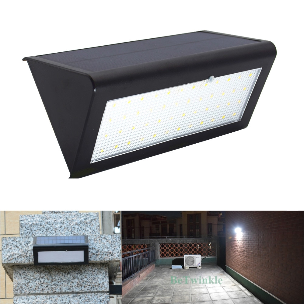 super bright solar led light with motion sensor waterproof 48leds 800lm solar lamp outdoor lighting wall lamps upgraded version in solar lamps from lights