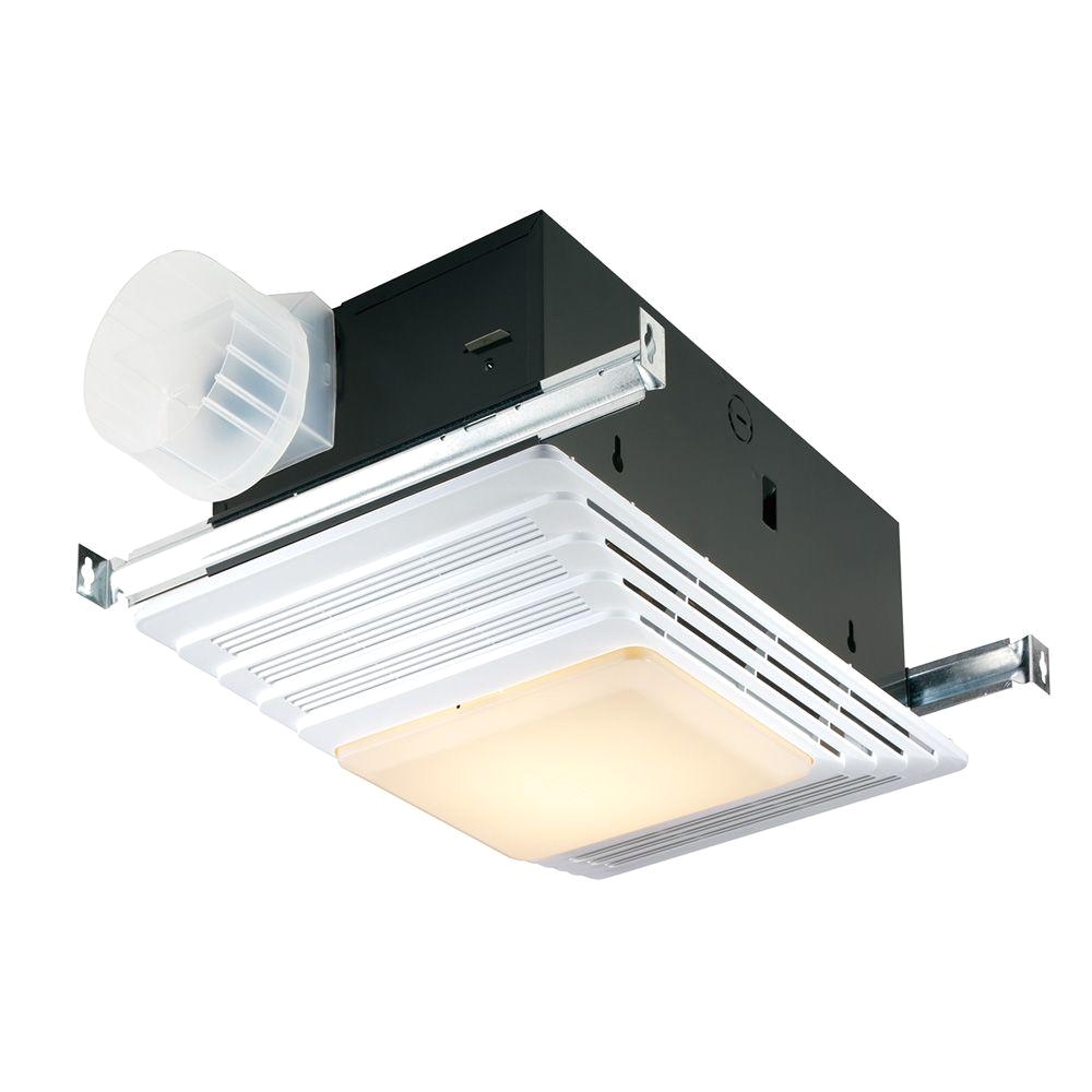 broan 1300 watt recessed convection heater with light in white