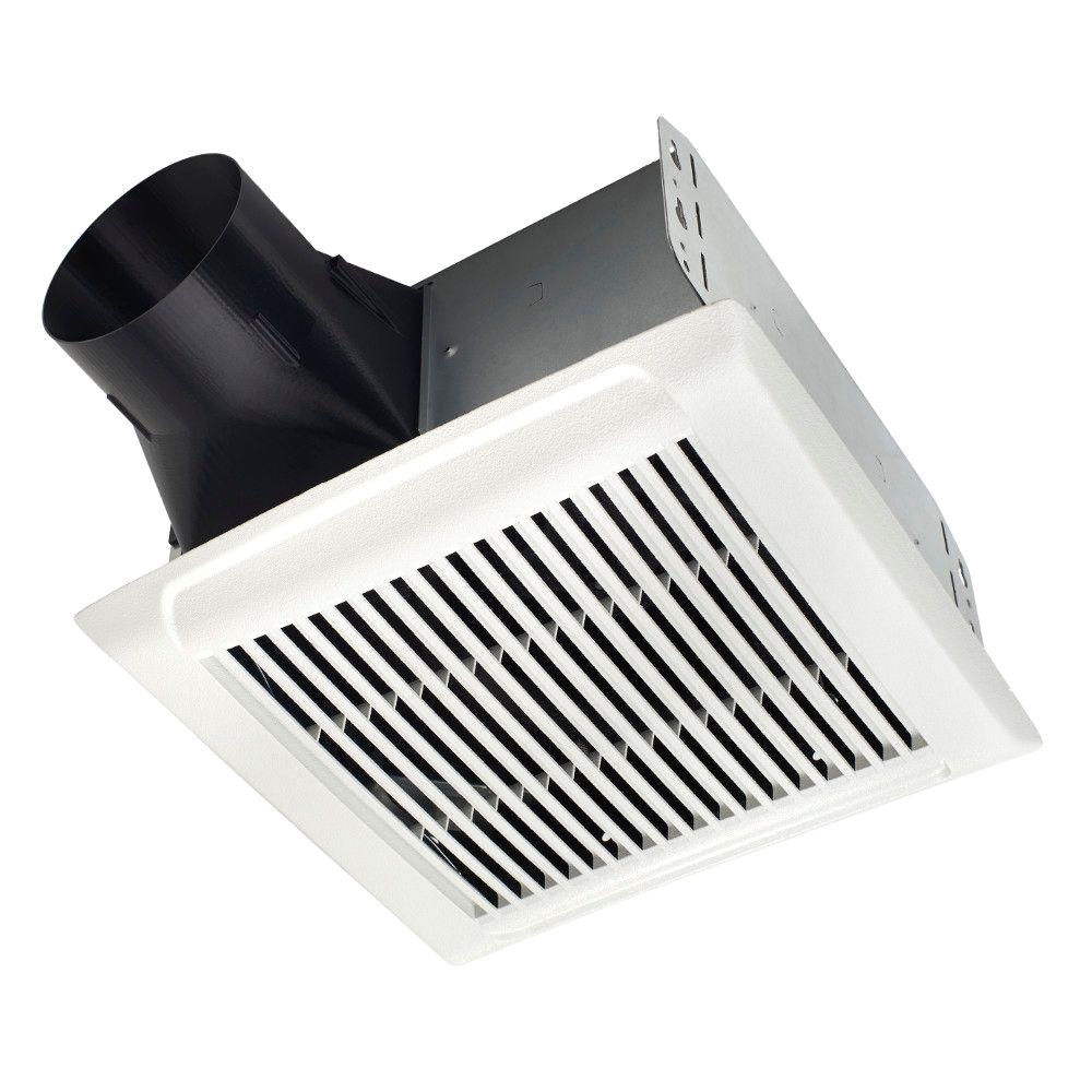 Broan Ventilation Fan with Light Nutone Invent Series 80 Cfm Ceiling Roomside Installation Bathroom