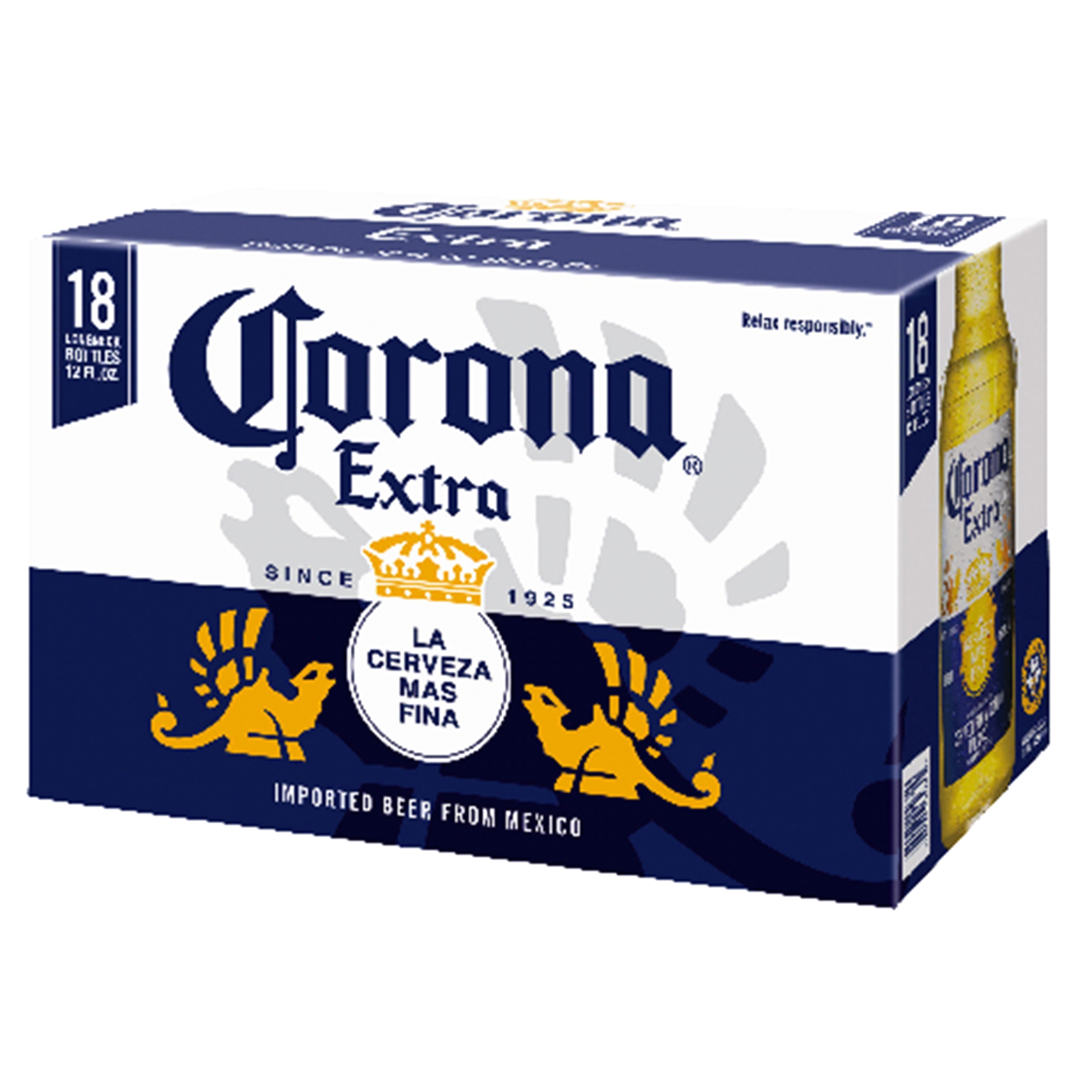 corona extra beer 12 oz 18 pk