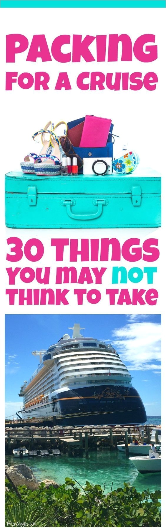 packing for a cruise 30 things you may not think to take