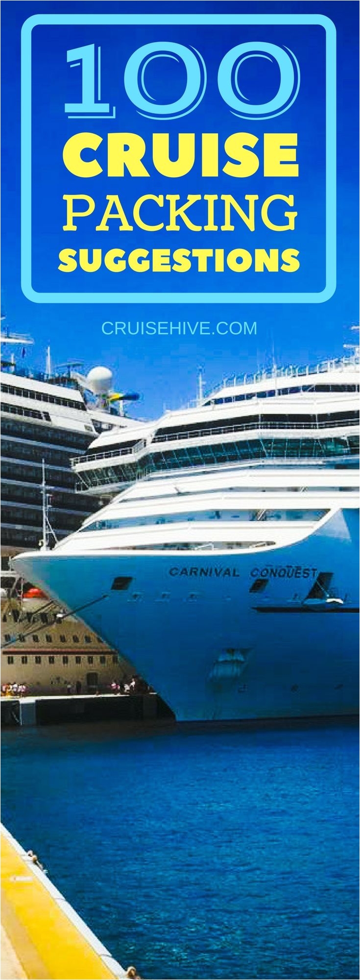 100 things you can pack for a cruise