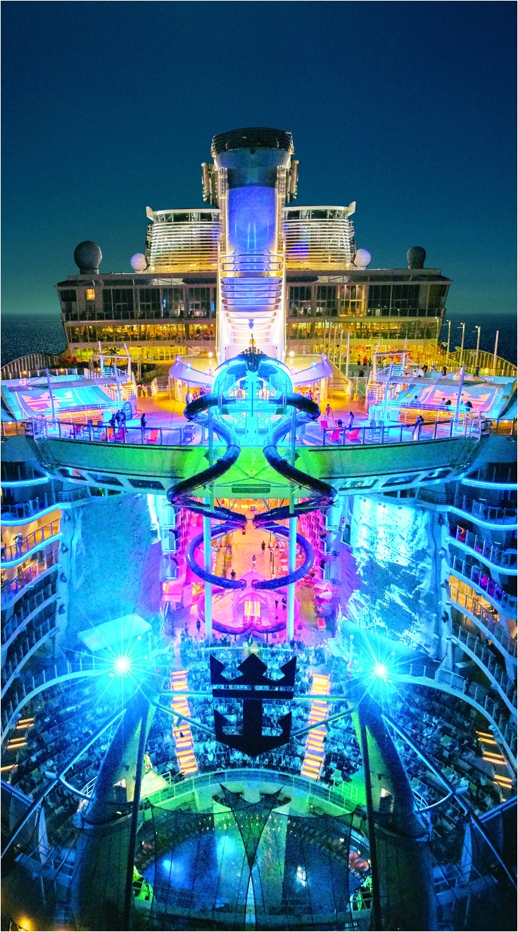 harmony of the seas every night comes alive aboard the worlds largest cruise