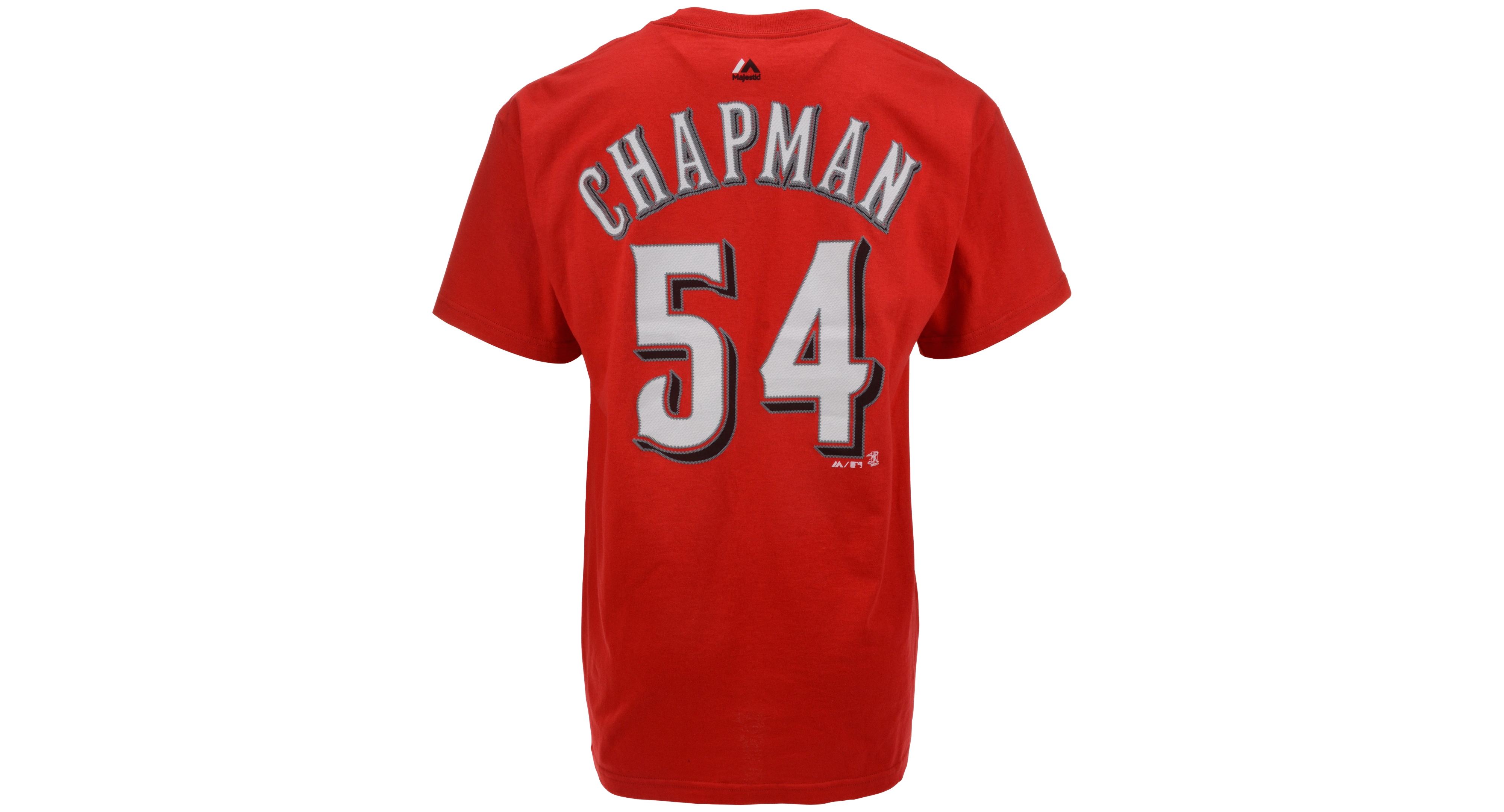 majestic mens aroldis chapman cincinnati reds player t shirt