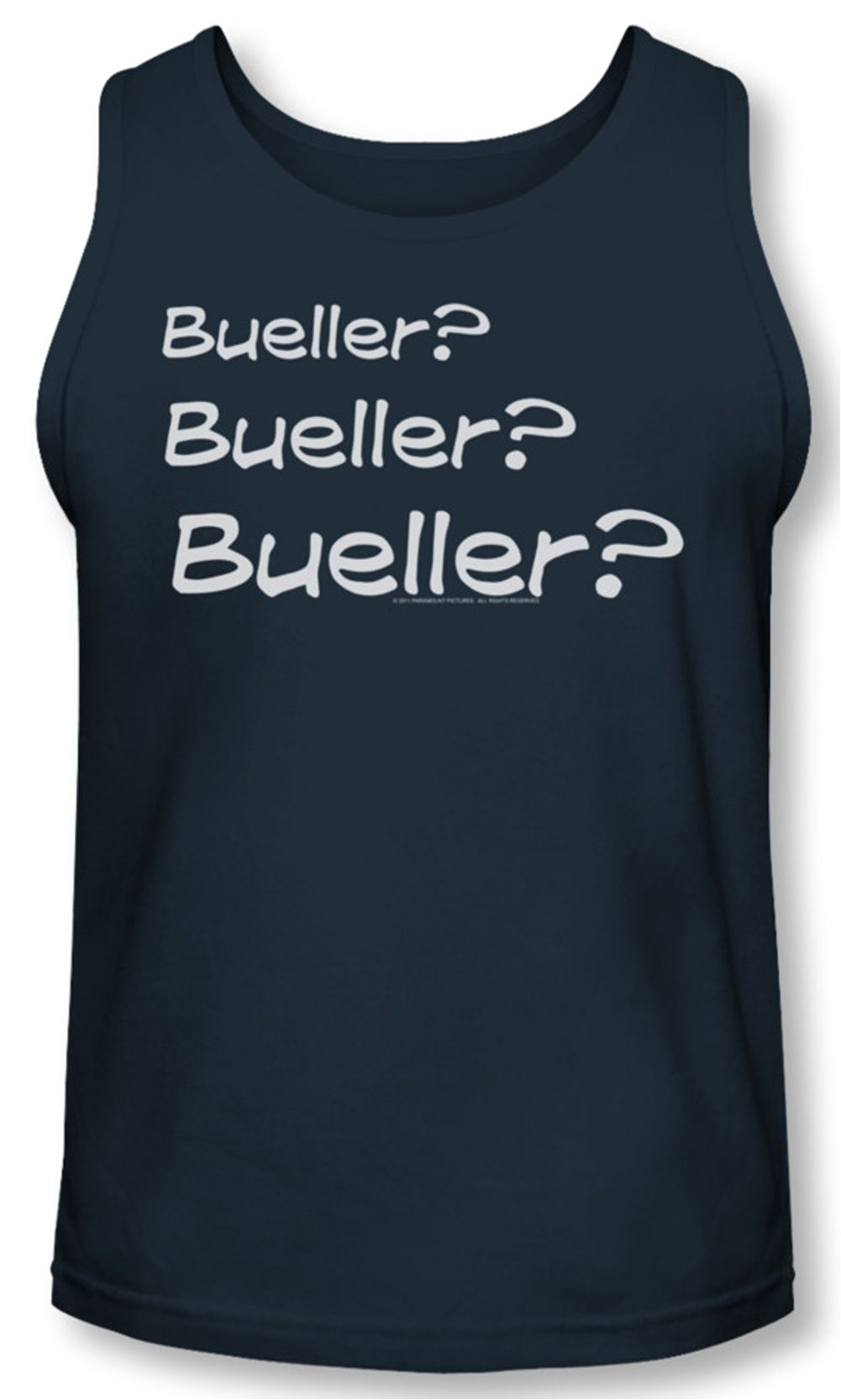 ferris buellers day off tank top bueller navy blue tanktop