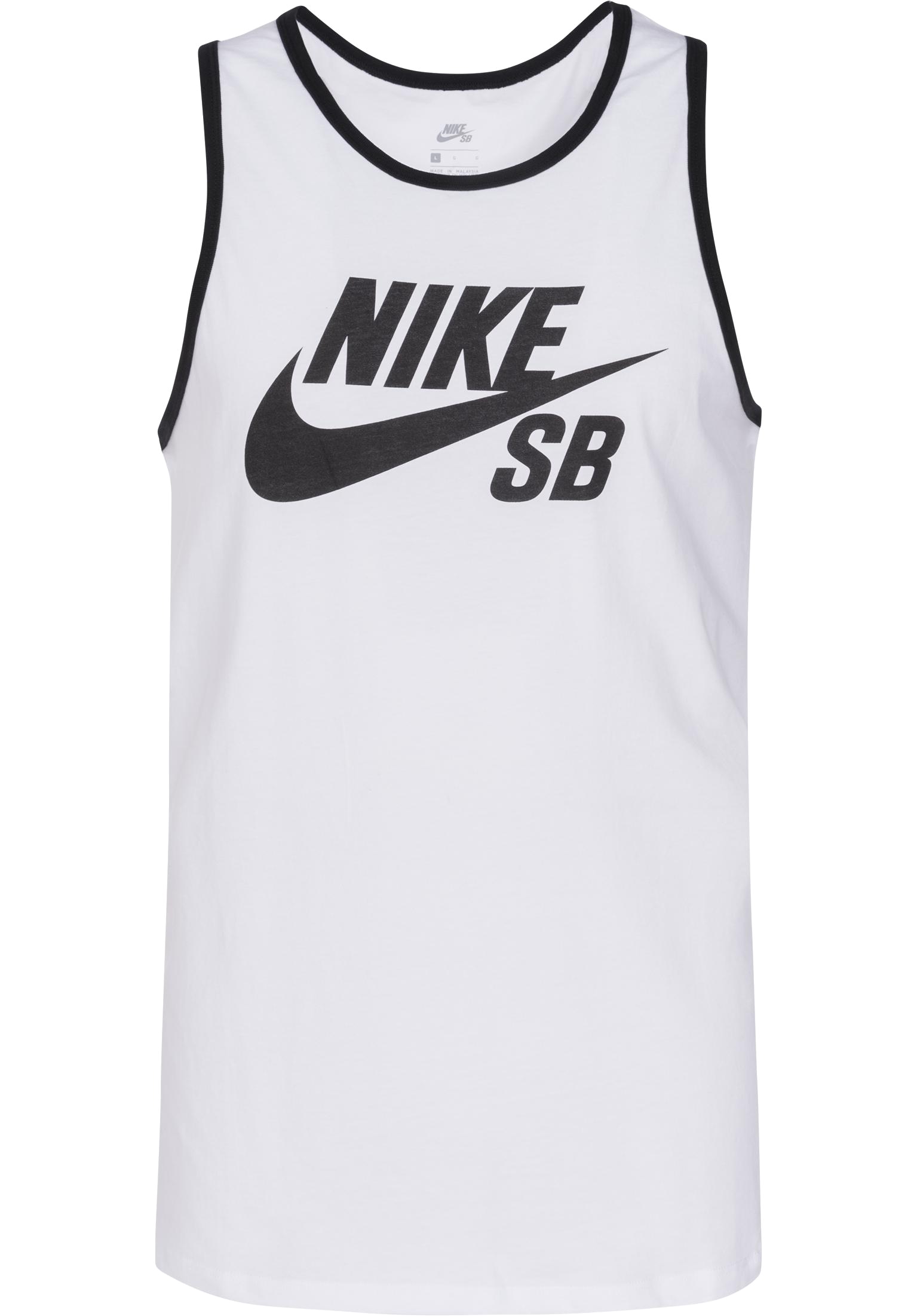 nike sb tank tops tank ringer white black vorderansicht