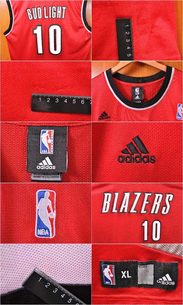 adidas adidas nba portland trail blazers portland trail blazers joel pre dihandbill basketball tank top uniform numbering red men xl for the 2007 budlight