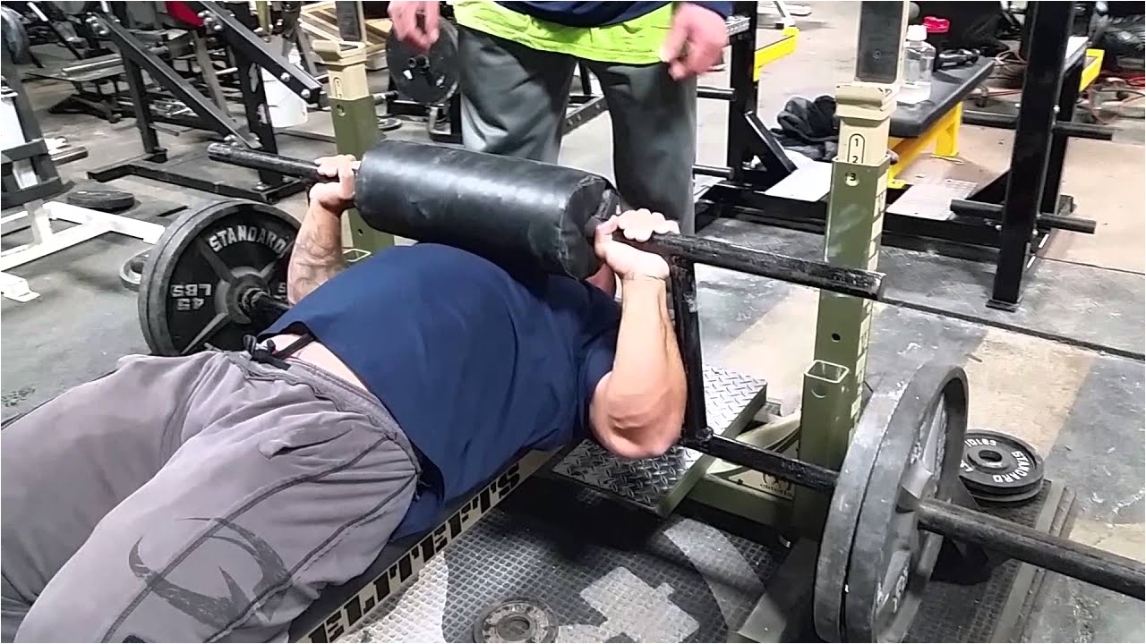 cambered bar bench press