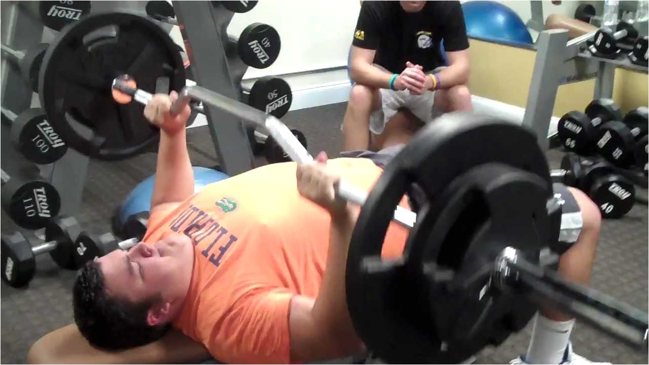 cambered olympic bar bench press