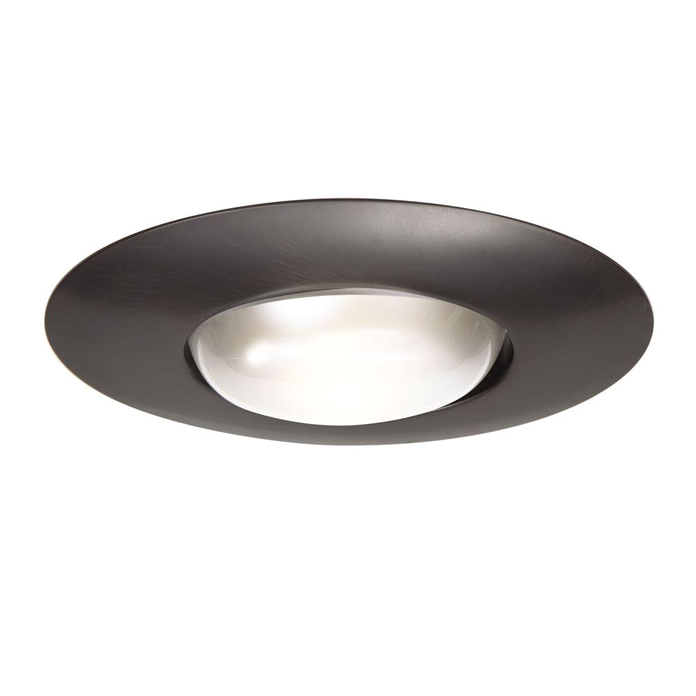 tuscan bronze recessed ceiling light open splay trim