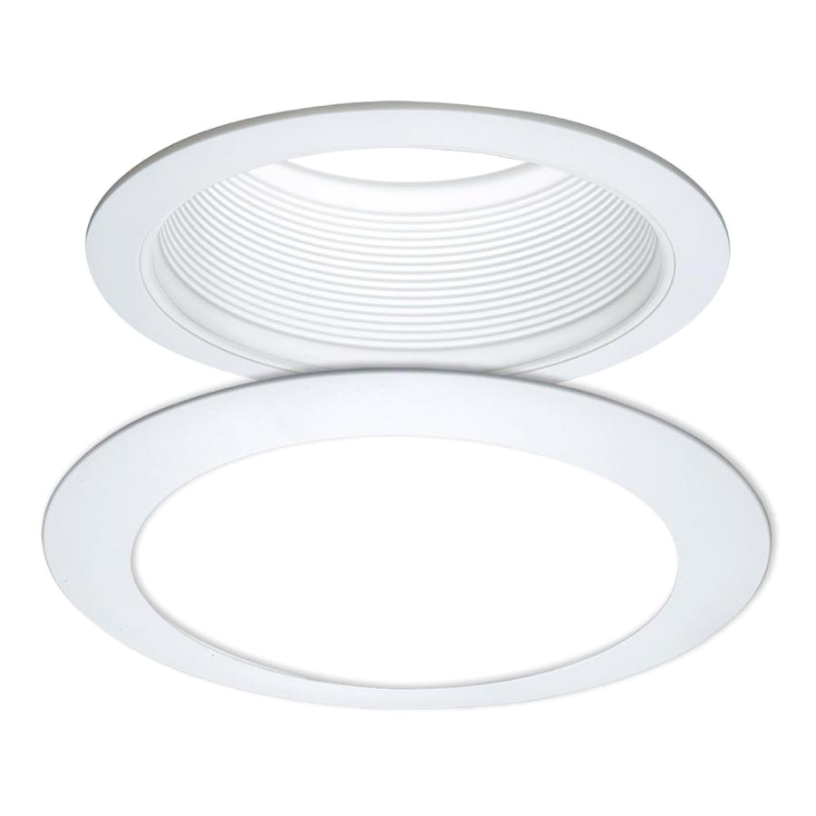 halo e series white baffle recessed light trim baffle fits housing diameter 6