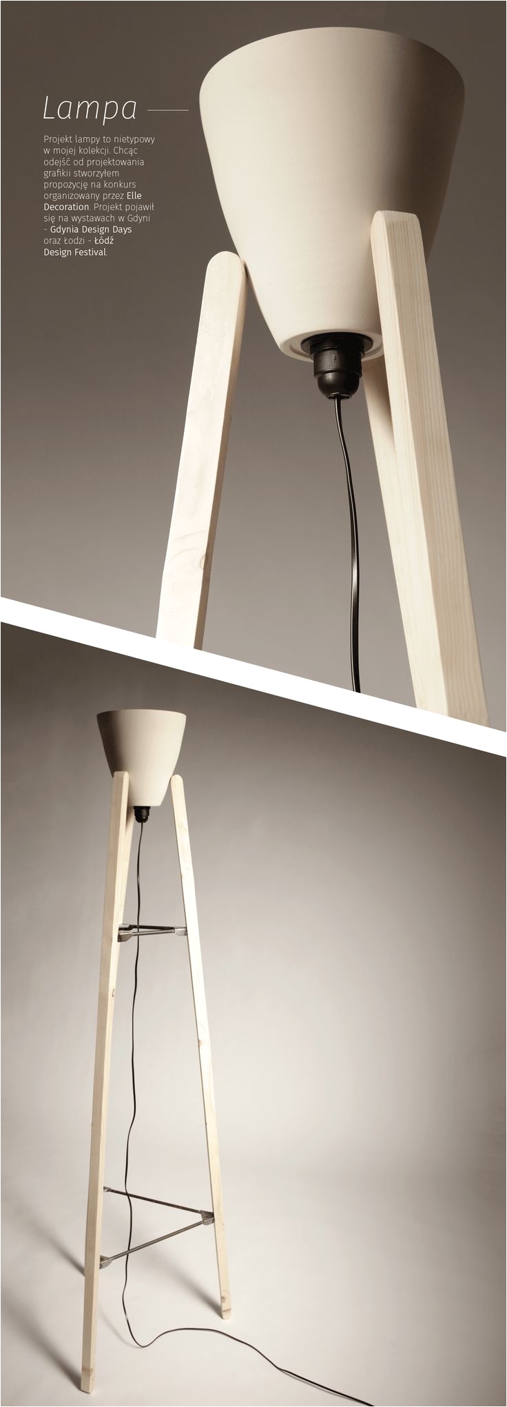 lampa pojawiaa sia na wystawach podczas gdynia design days oraz aa³dao design festival w ramach wspa³apracy