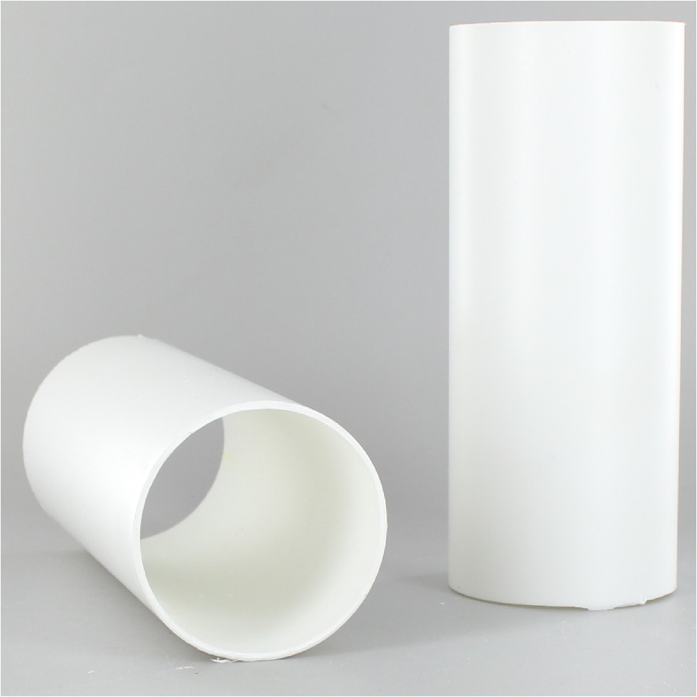 o d x 36 in long hard plastic candle tubing white