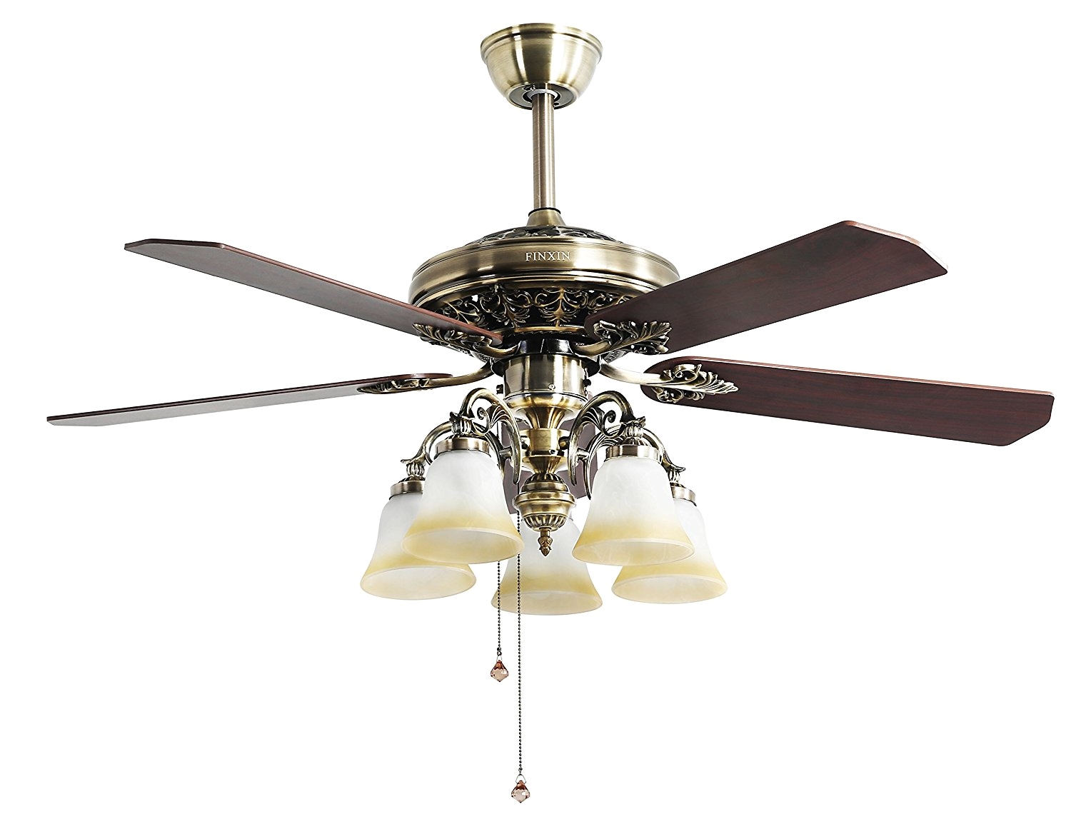 indoor ceiling fan light fixtures finxin fxcf03 new style new bronze remote led 52 ceiling fans for bedroom living room dining room including motor