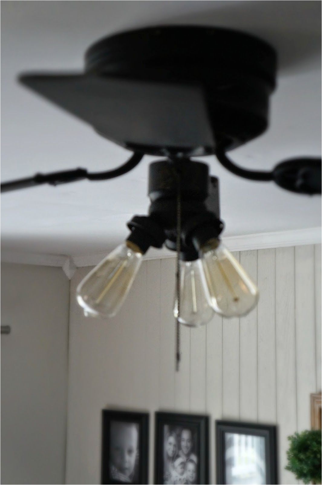 easy ceiling fan makeover looks great however i just read that edison bulbs are very inefficient dont put out much light compared to cfl counterparts
