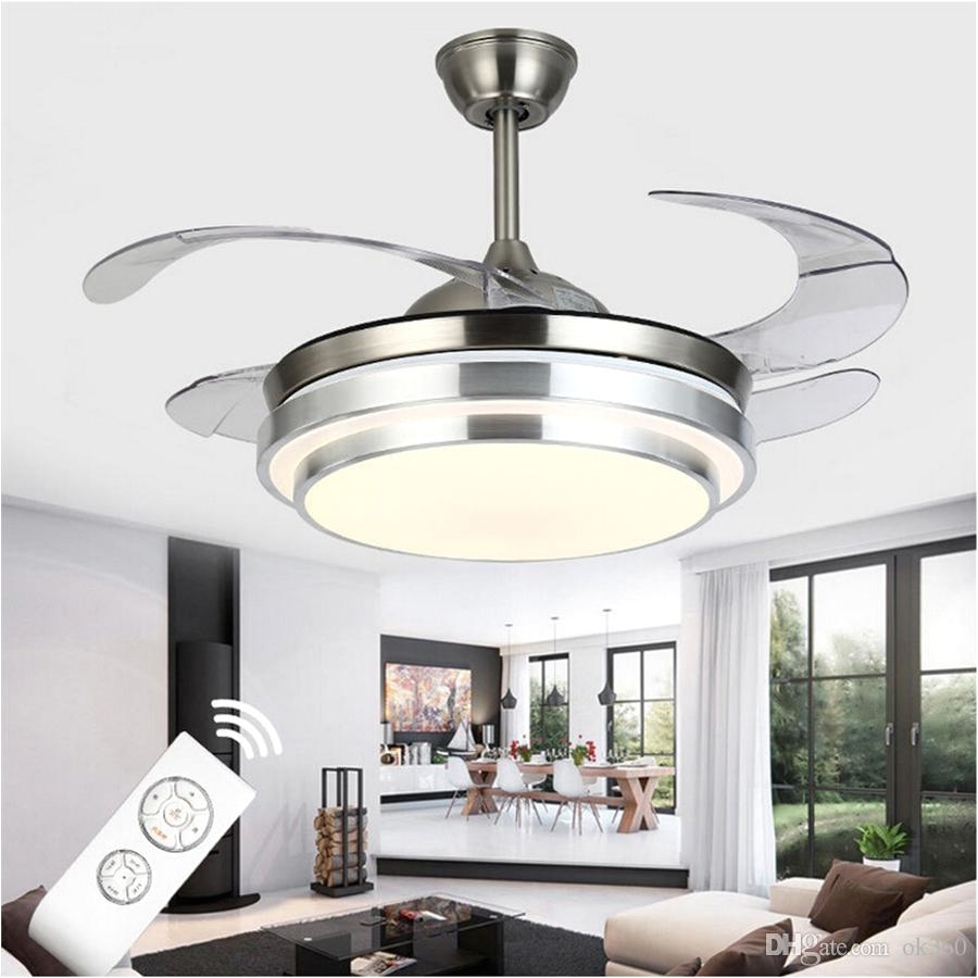 ultra quiet ceiling fans 110 240v invisible blades ceiling fans 42 inch modern fan lamp living room european ceiling light led ceiling fan invisible blades