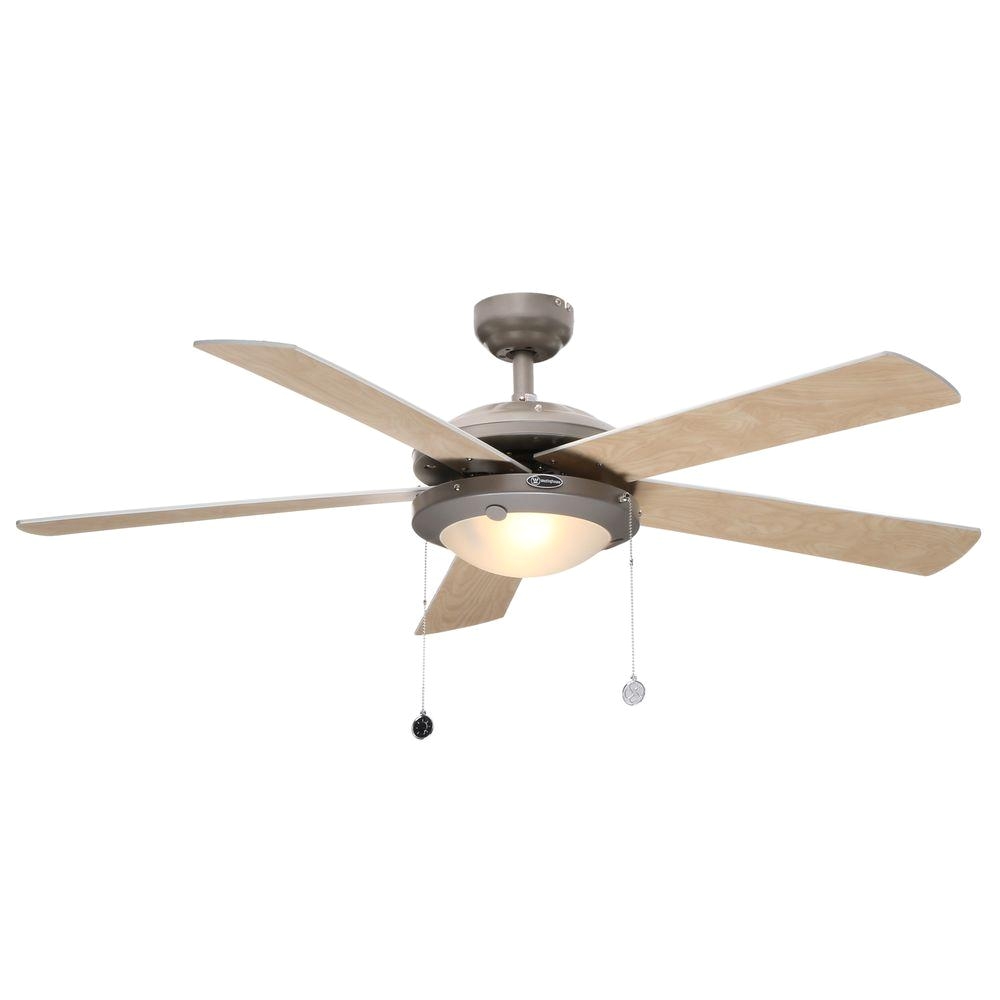 Ceilings Fans with Lighting Westinghouse Comet 52 In Indoor Brushed Pewter Ceiling Fan 7813665