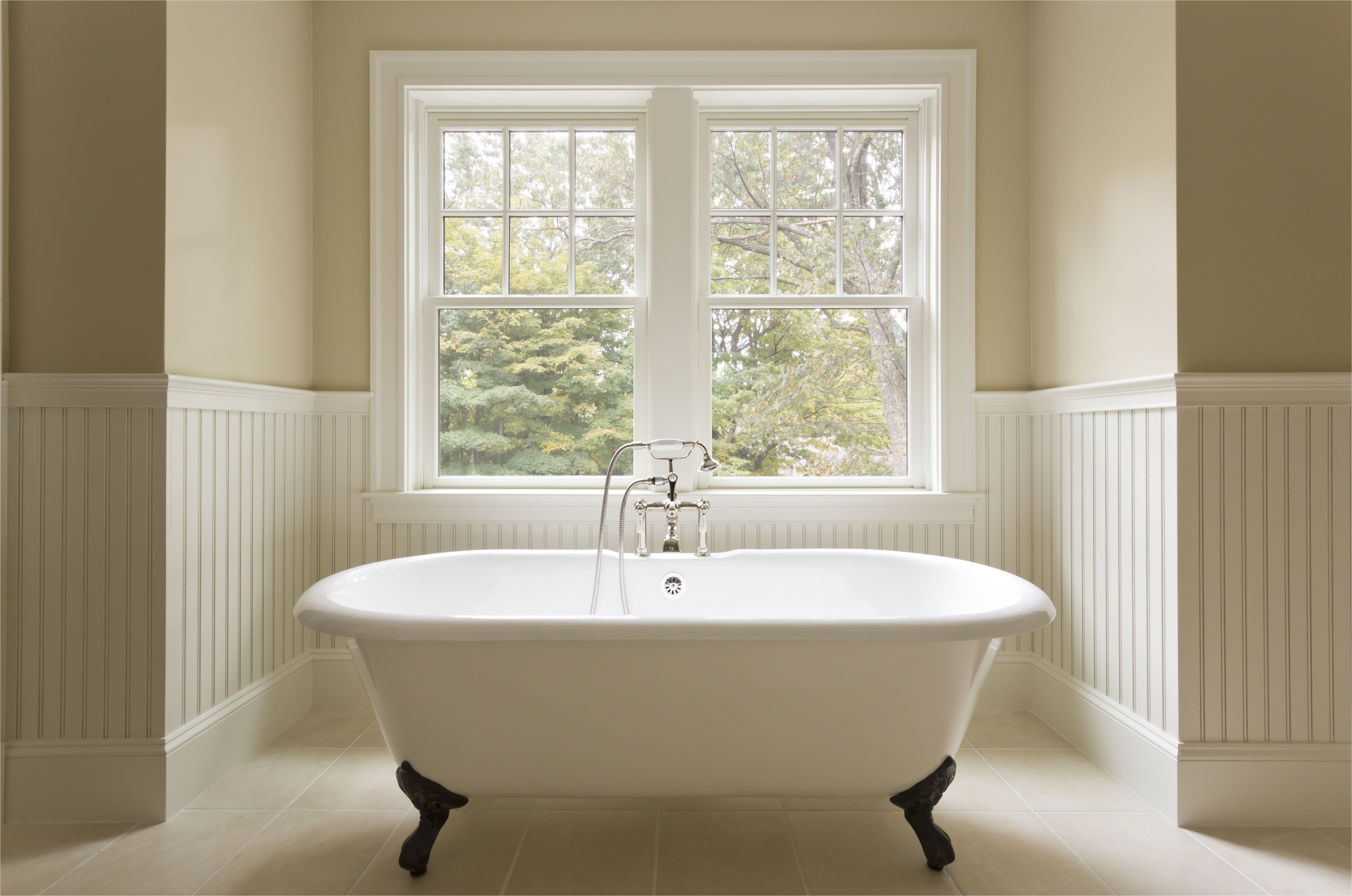 clawfoot bathtub in custom designed bathroom 170130028 5810e0353df78c2c73fb1b70