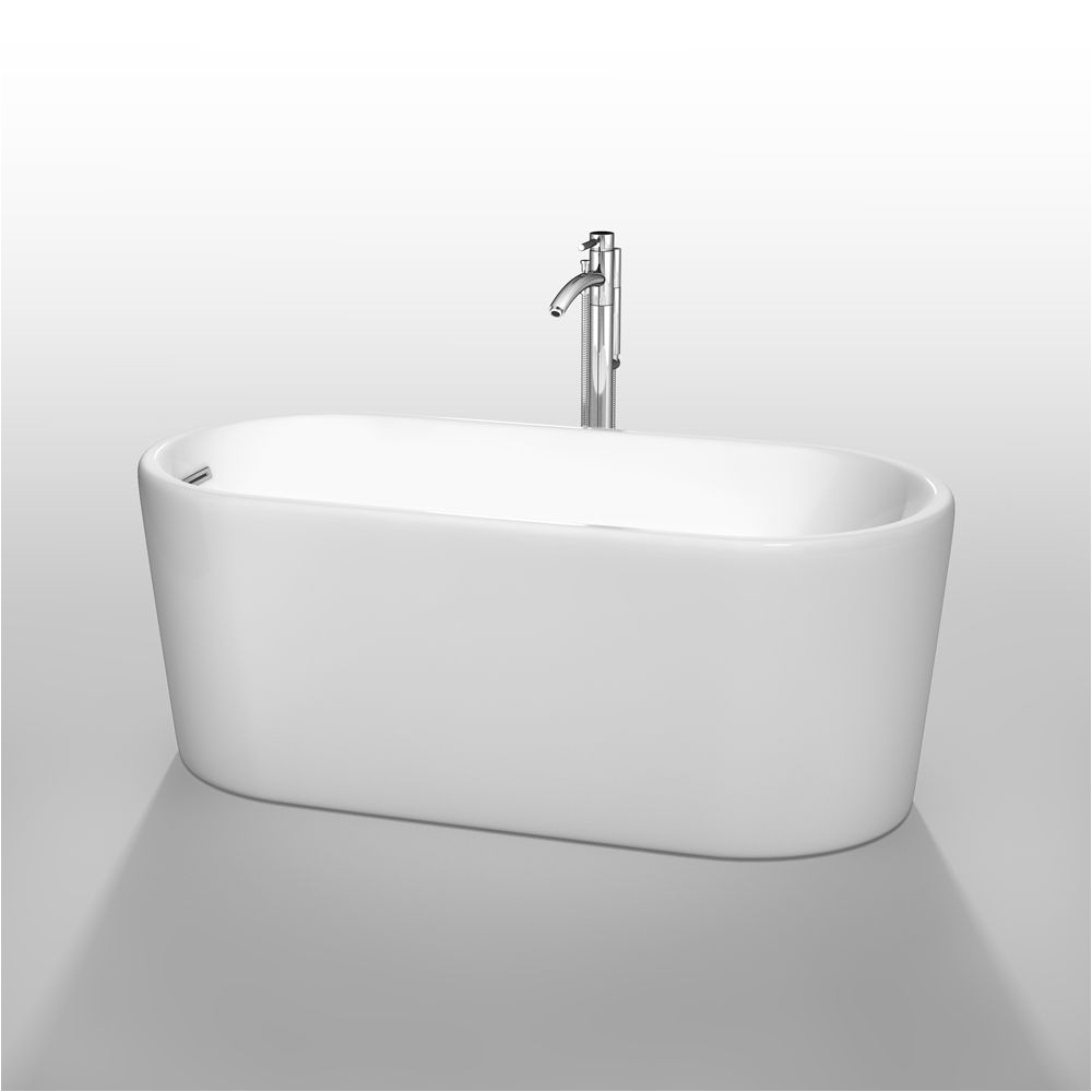 buy ursula 59 soaking bathtub by wyndham collection white at modernbathroom com