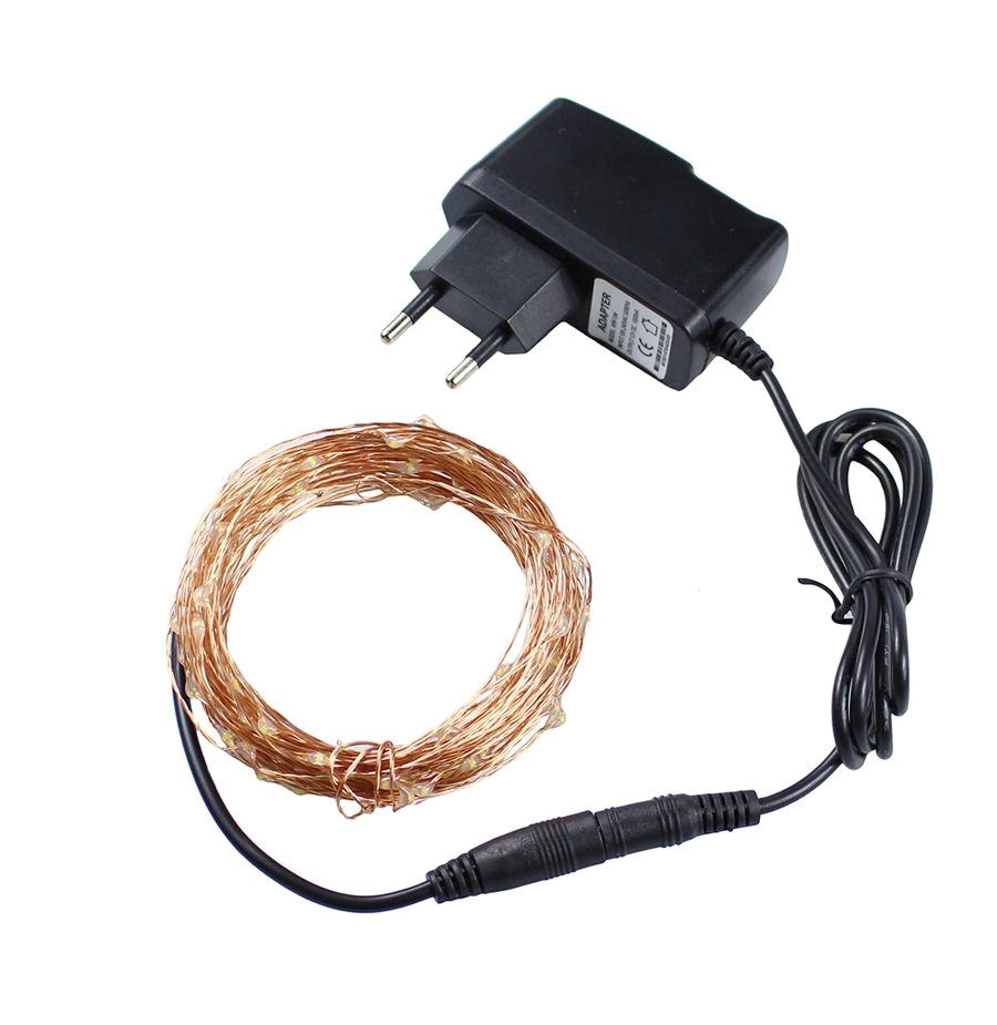 wholesale christmas lights 10m 100 led copper wire led string light starry lightspower adapter ukuseuau plug holiday lights by cnlighting under 10 05