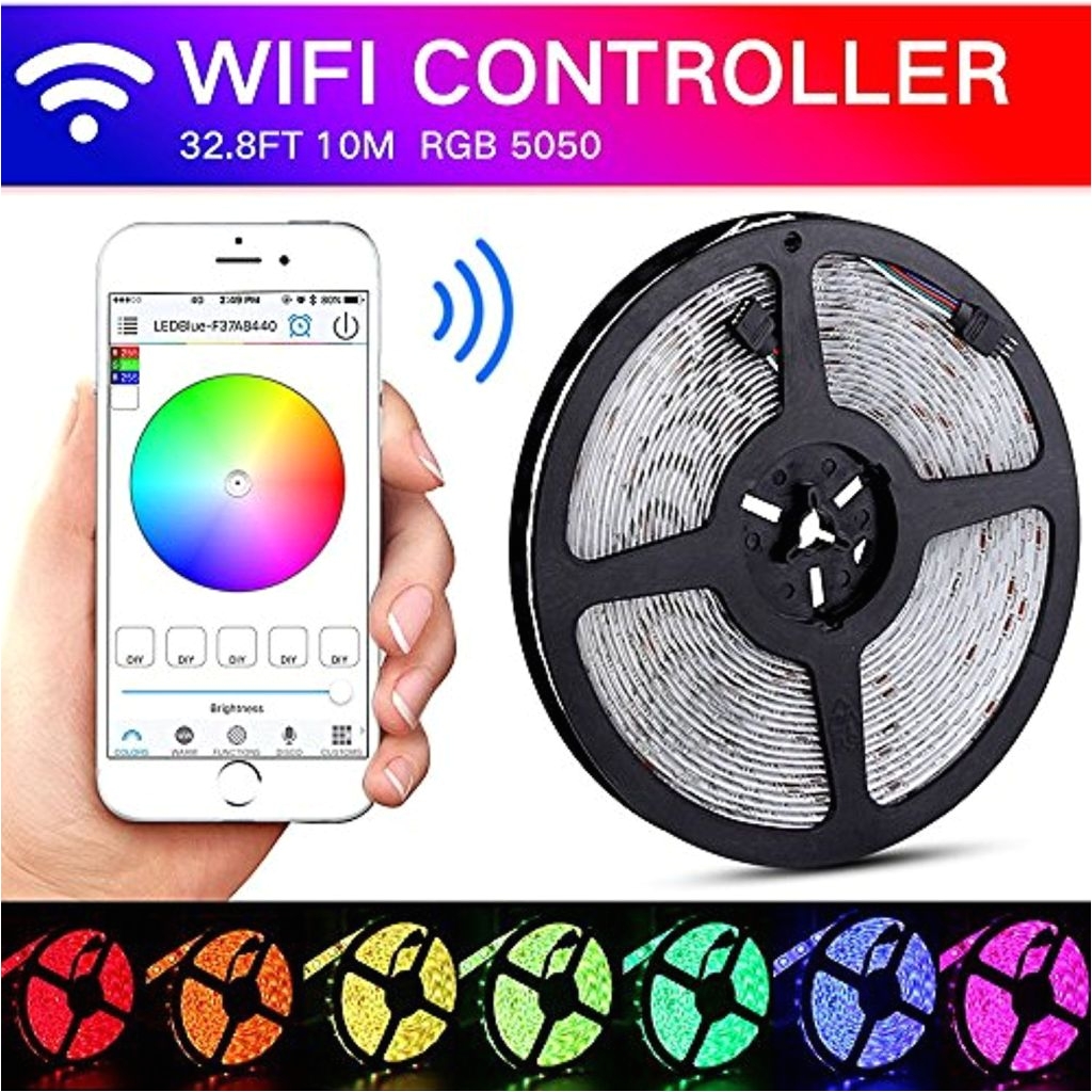 christmas light controller kit new sanwo wifi wireless smart phone control light strip kit wifi