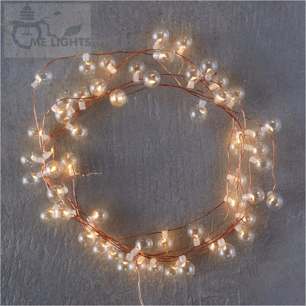 battery powered glass bubble string lights gerlyanda decorative led christmas lights for party holiday decoration garland string led orange led string