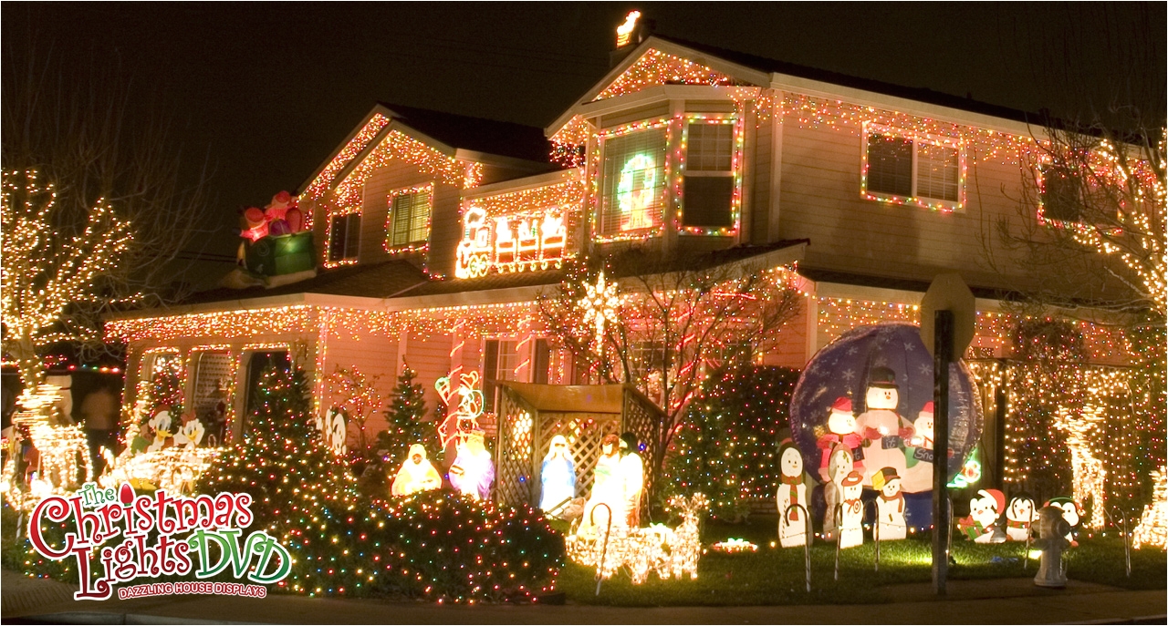 beautiful christmas lights on houses christmas lights display of