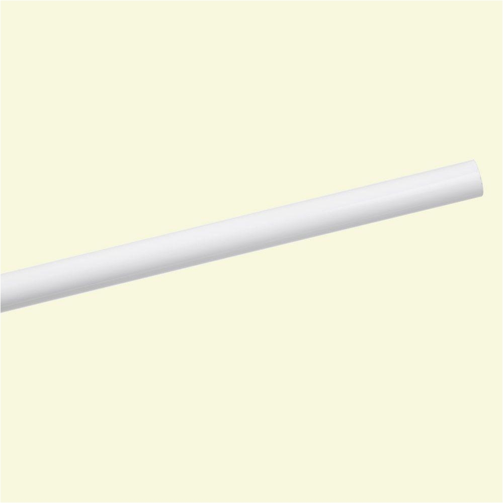 white closet rod