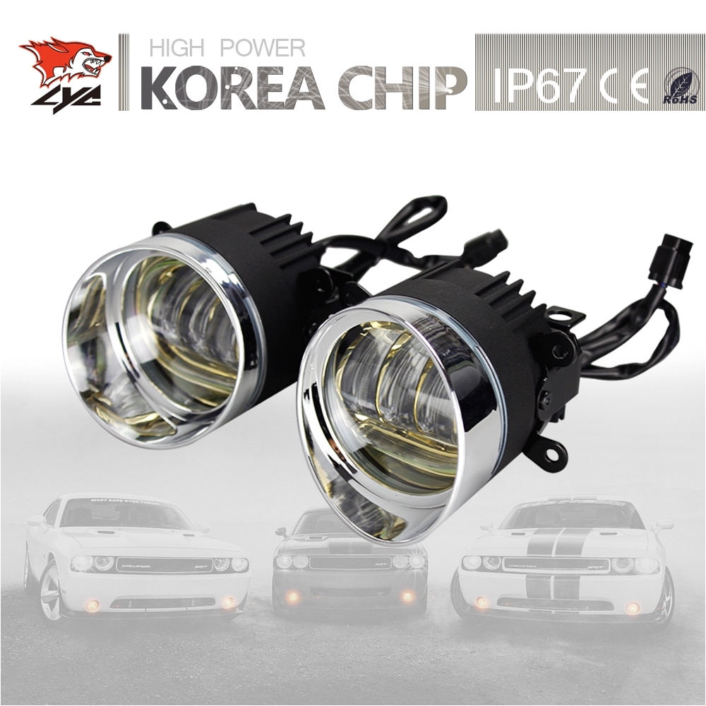 aliexpress com buy lyc automotive led fog lights best led driving light universal car daytime running lights agriculture lighting for toyota 4 from