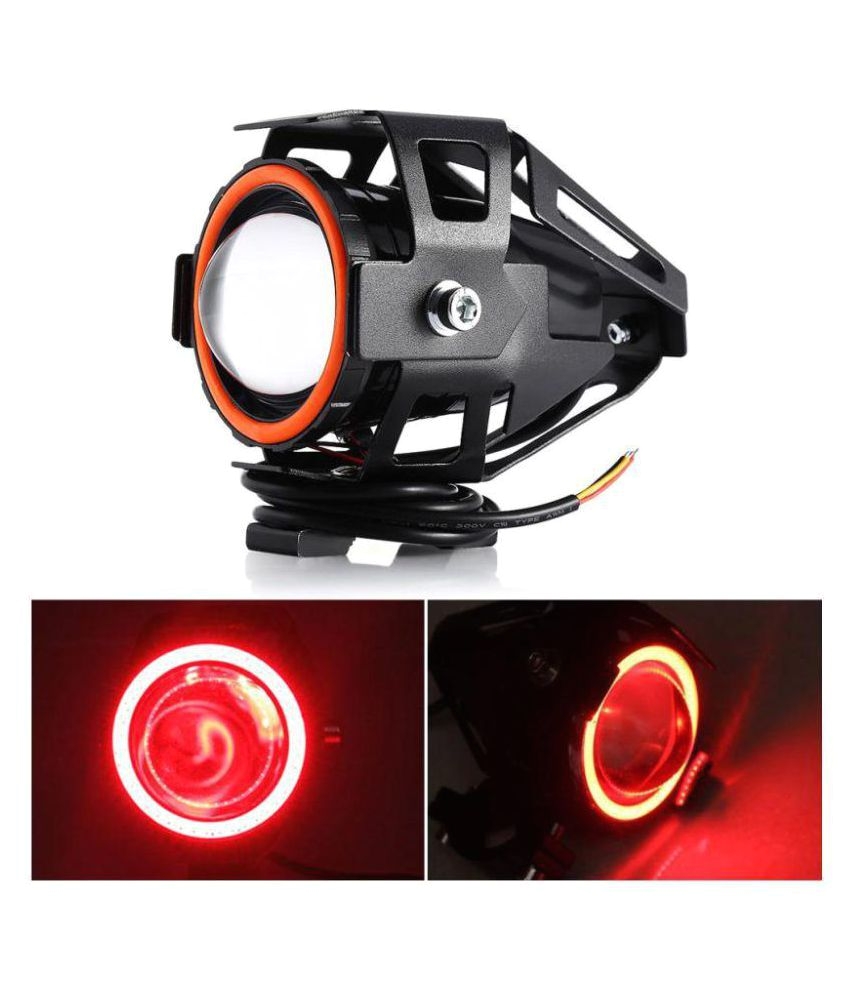 allextreme u7 led fog light bike driving drl fog light spotlight high low beam