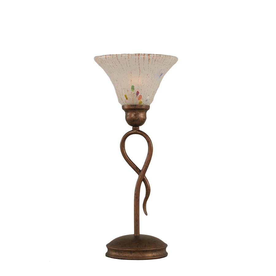 Colored Light Bulbs Lowes Shop 13 25 In Bronze Electrical Outlet 3 Way Switch Table Lamp with