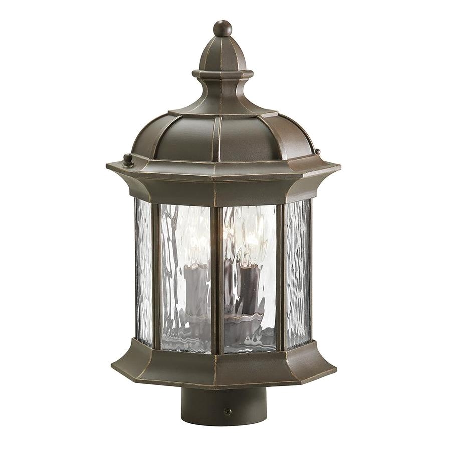 kichler brunswick 15 35 in h olde bronze post light