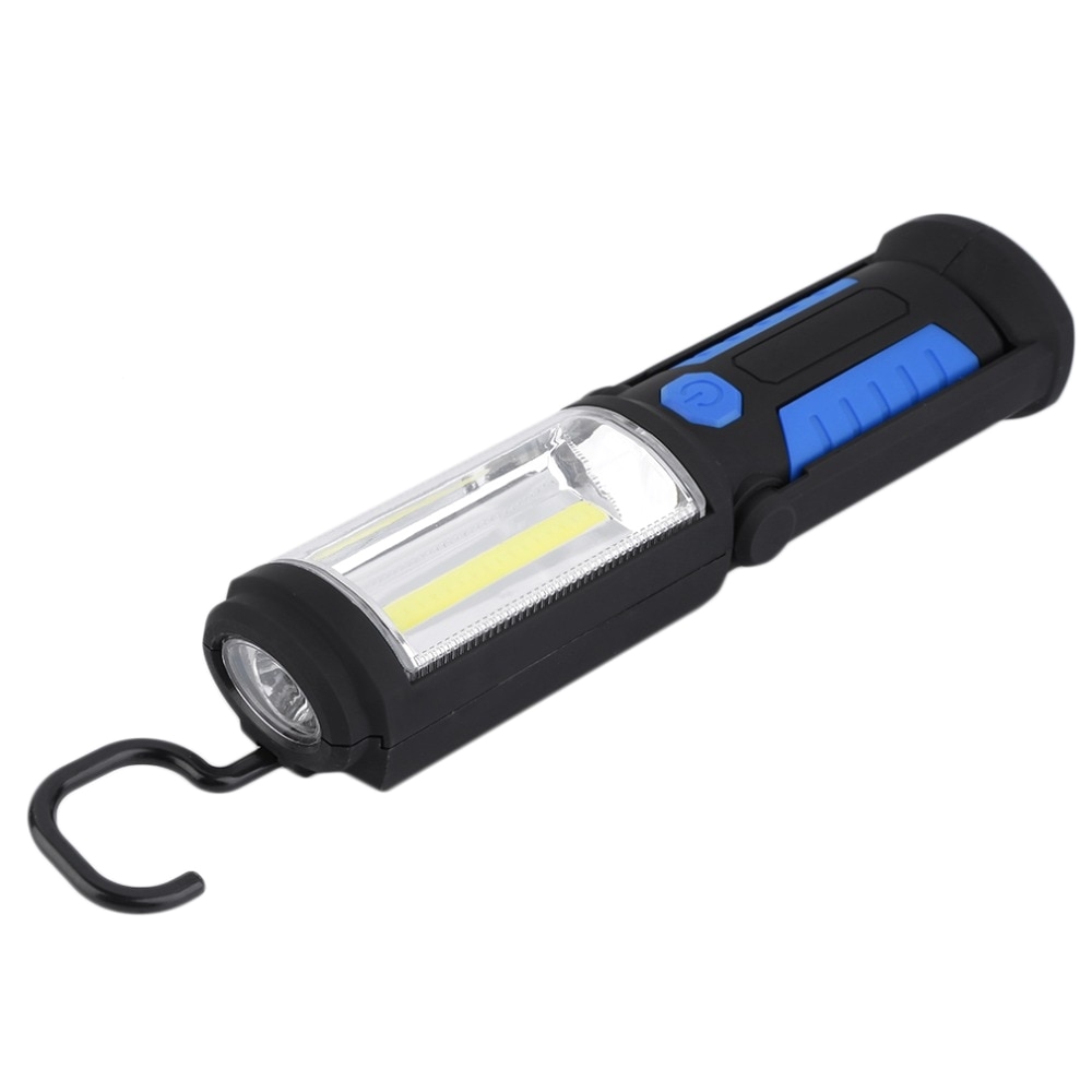 Commercial Electric Work Light 1 Led 1 Cob Fishing Light Magnetic Work Hand Lamp Emergency torch