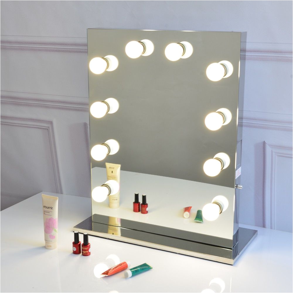 12 decorate full size led globe style bulbs included free hollywood makeup mirror led