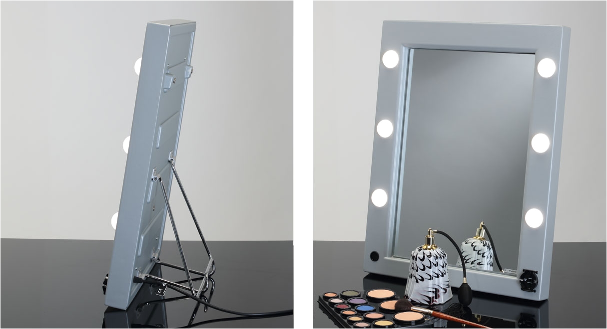 lighted makeup mirror