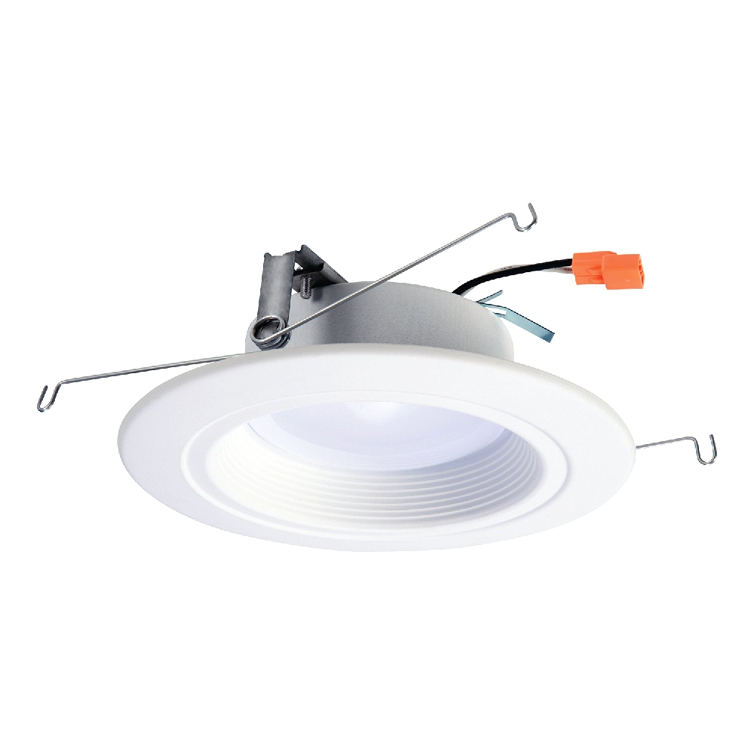 matte white integrated led recessed lighting retrofit