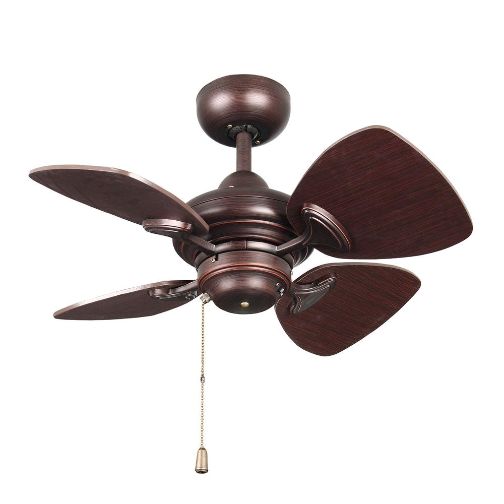 designers choice collection aires 24 in copper bronze ceiling fan