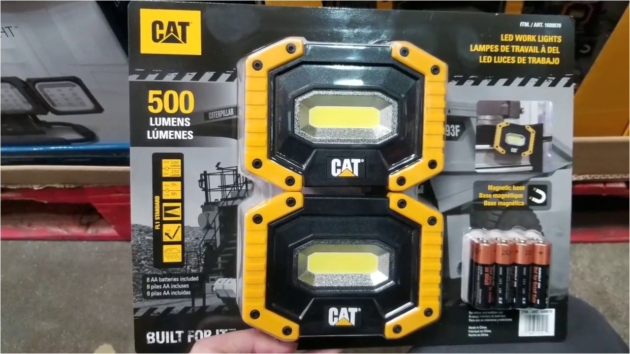 costco cat led worklight w magentic base 2pk 19