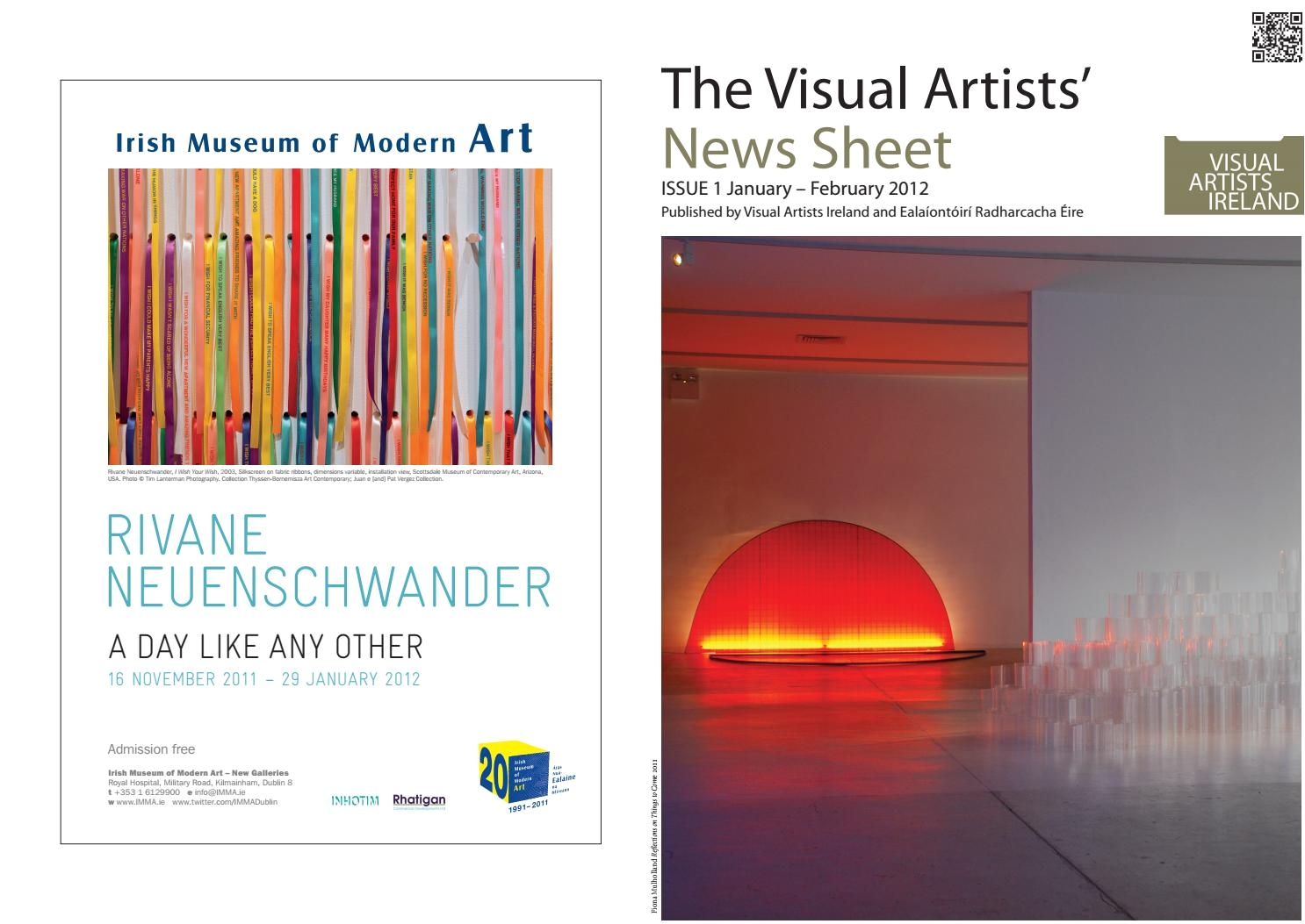 visual artists news sheet 2012 january february by visualartistsireland issuu