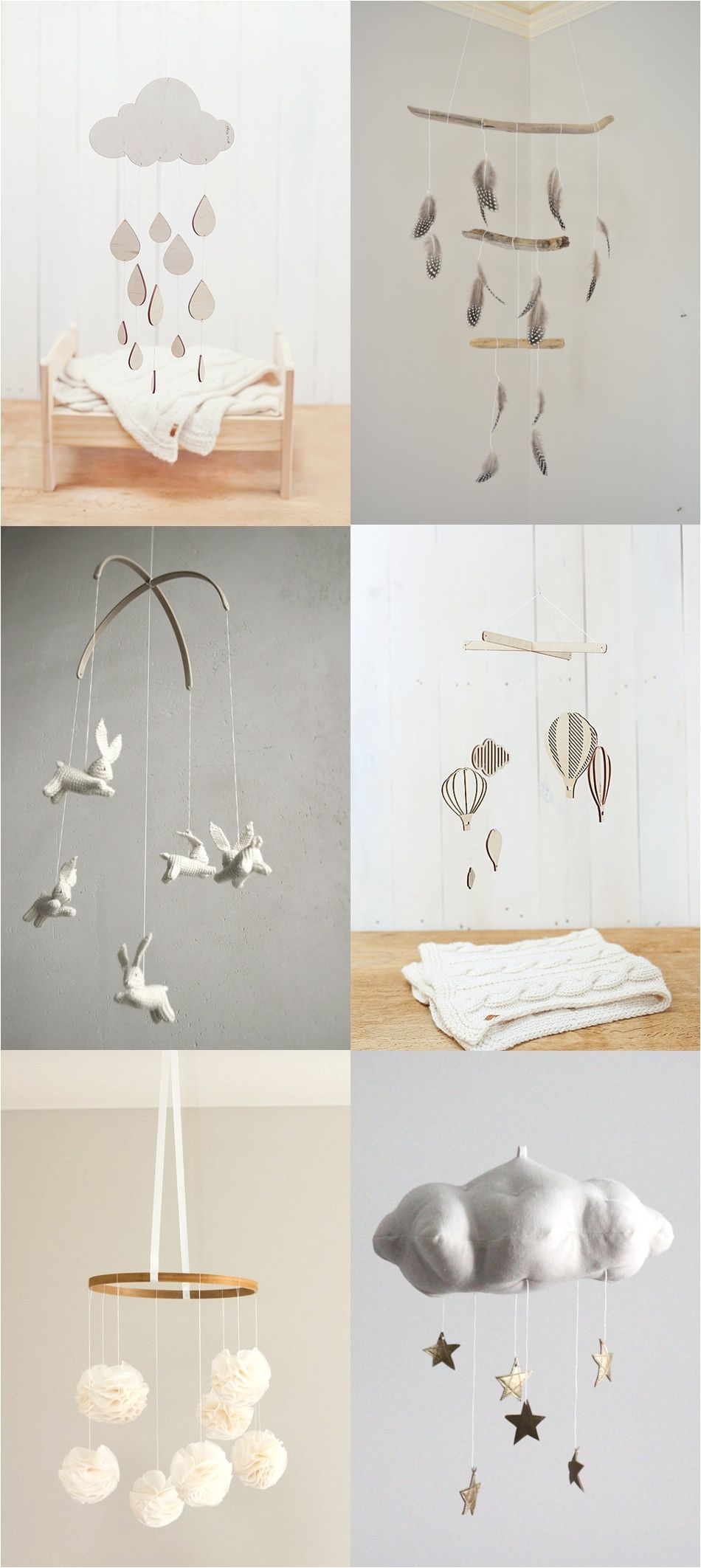 neutral nursery mobiles lily and spice interiors diy cot mobile