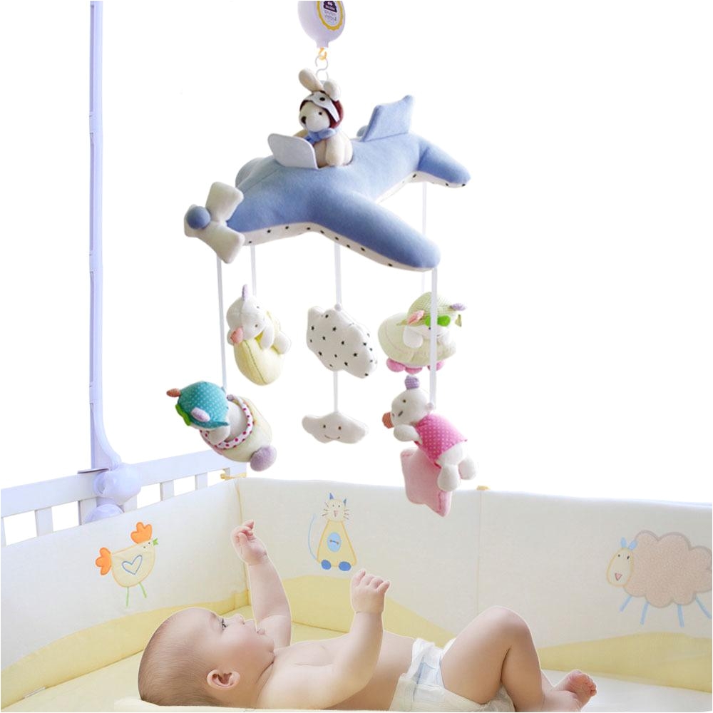 Crib Mobile with Lights Shiloh Crib Stroller toy Crib Mobile Baby Plush Doll Infant Children