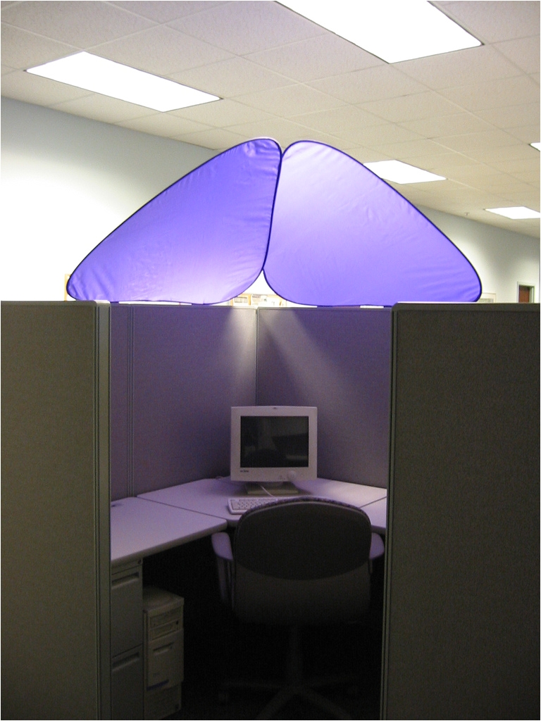 cubeshield cubicle roof