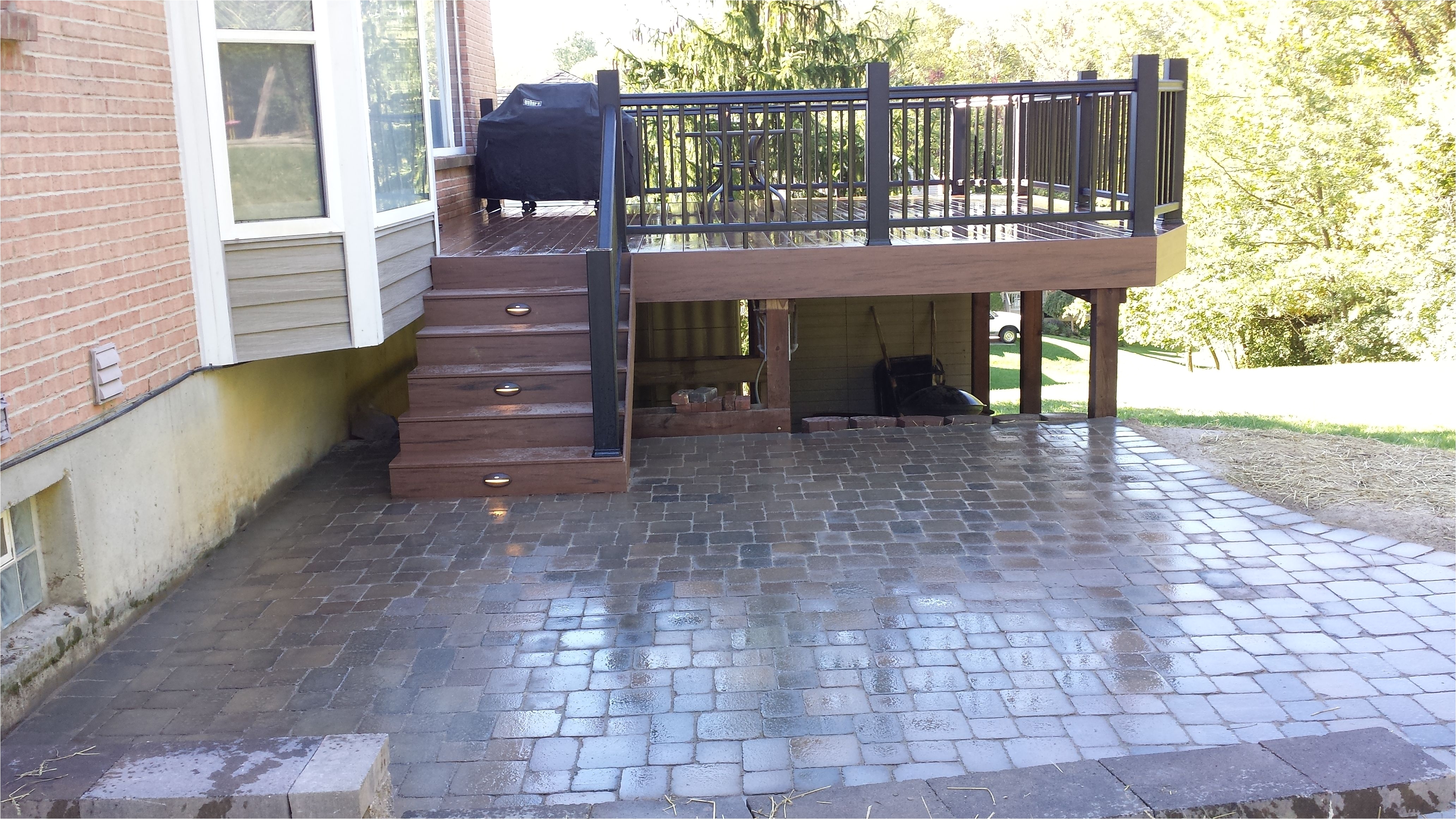 deck and patio combo