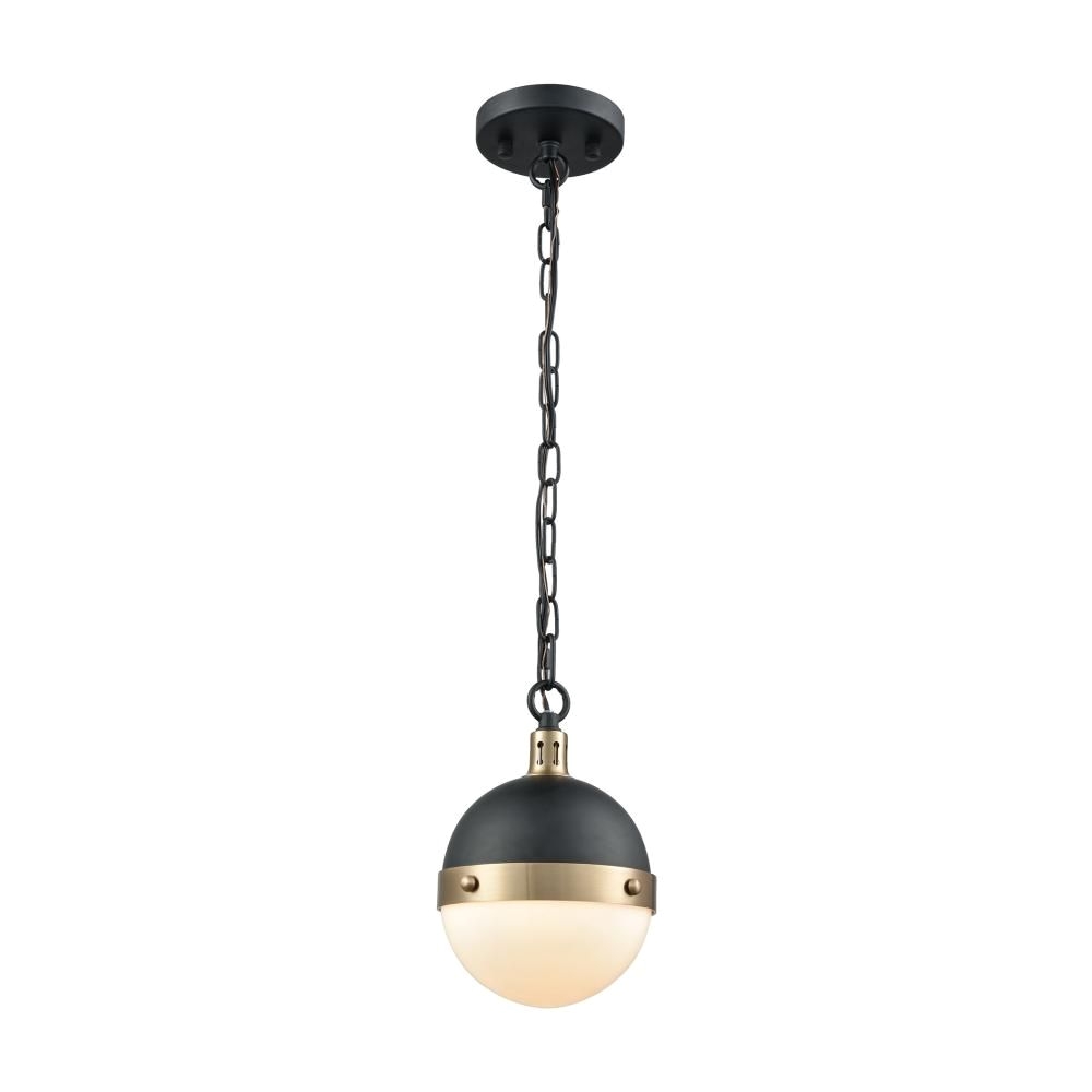 harmelin 1 light pendant in matte black and sati 9q3qd lights unlimited inc