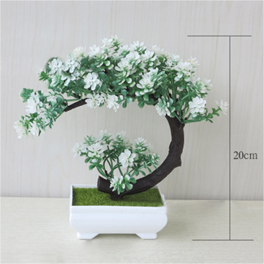 aliexpress com buy for office home 19cm decoration small ornaments desktop simulation bonsai tree in square pot artificial plant decoration from reliable