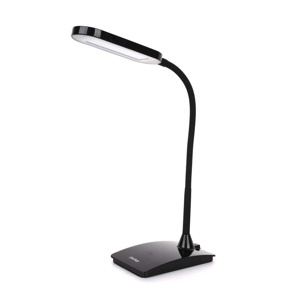 deckey 27 leds dimmable led desk lamp eye care table lamp with touch sensitive control usb charger amazon com
