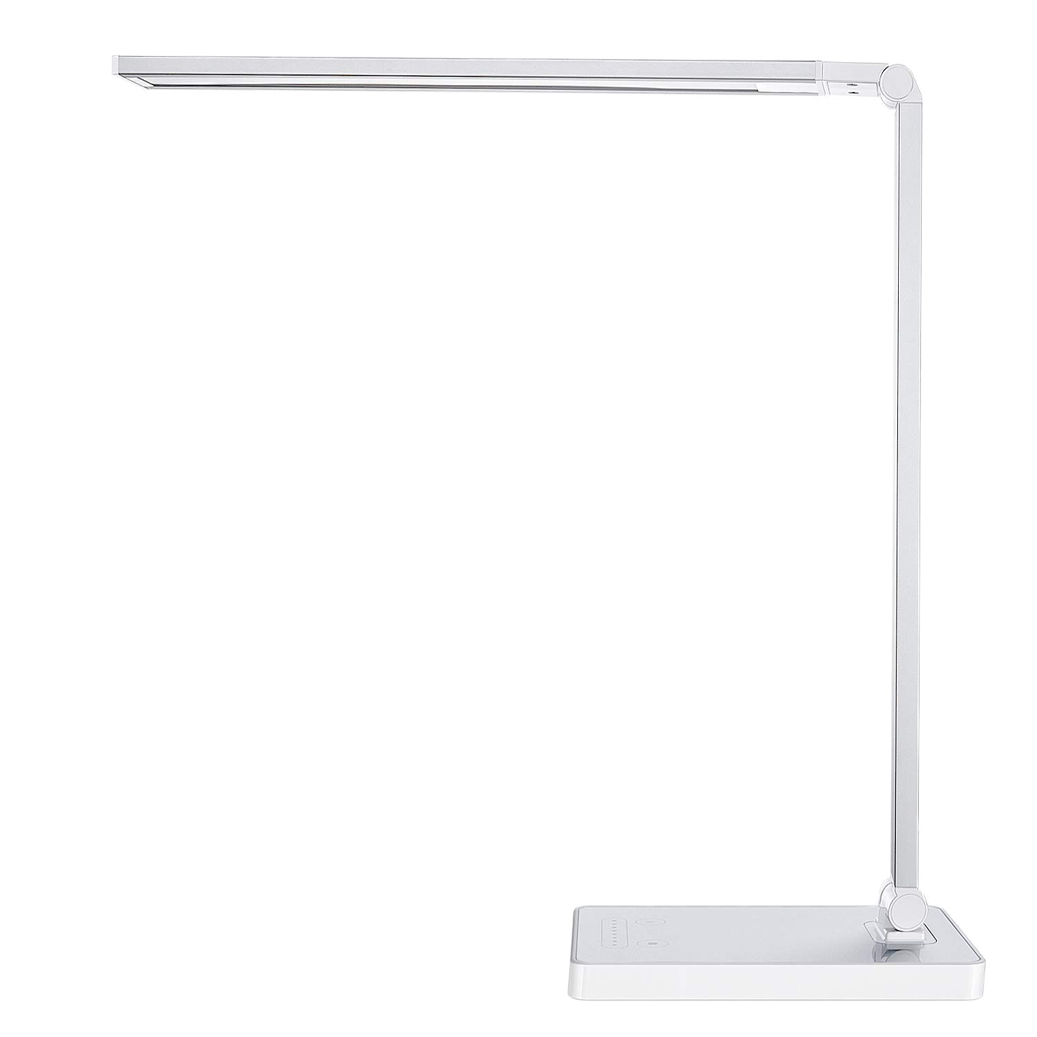 phive dimmable led desk lamp with fast charging usb port touch control 8 level dimmer 4 lighting modes aluminum body eye care led table lamp for