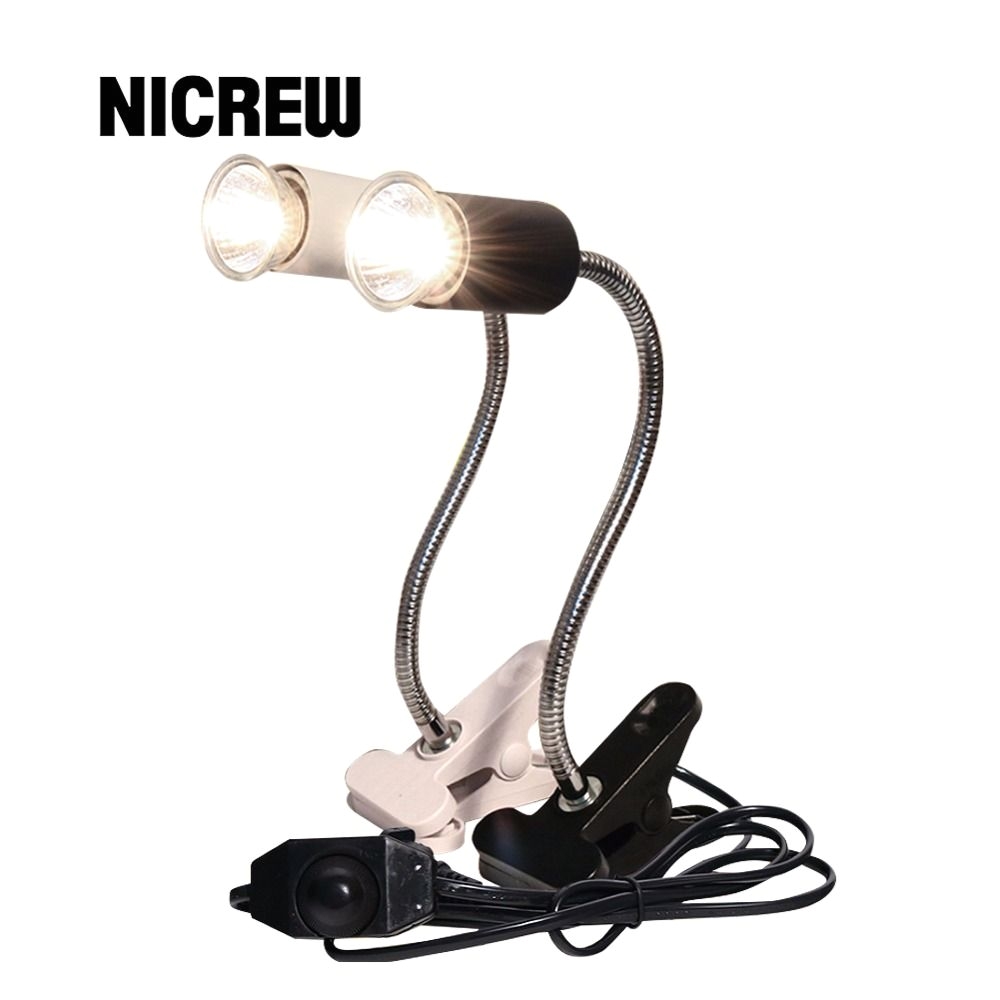 nicrew 25 50 75w heating light uvauvb 3 0 with bracket for reptile