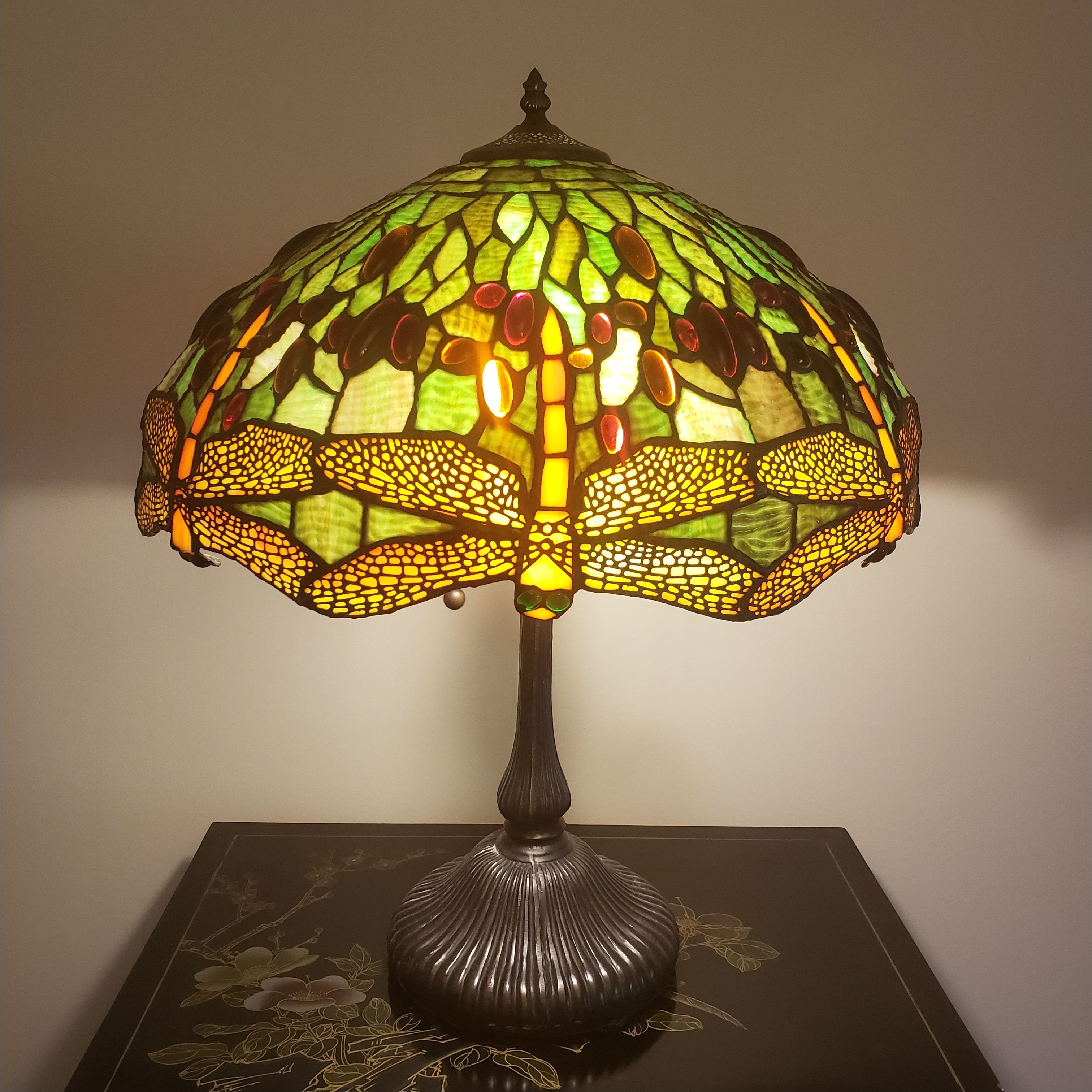 this tiffany style dragonfly lamp is part of our paoli estate sale this sunday details and a full set of photos will be posted this evening