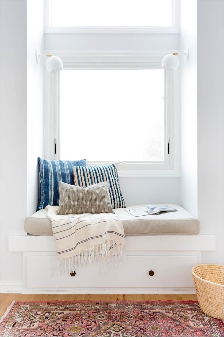 Drywall Benches A Cape Cod In California Gets New Life Rue Bench Reading Nook